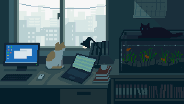 Individual lessons โ cozy study scene